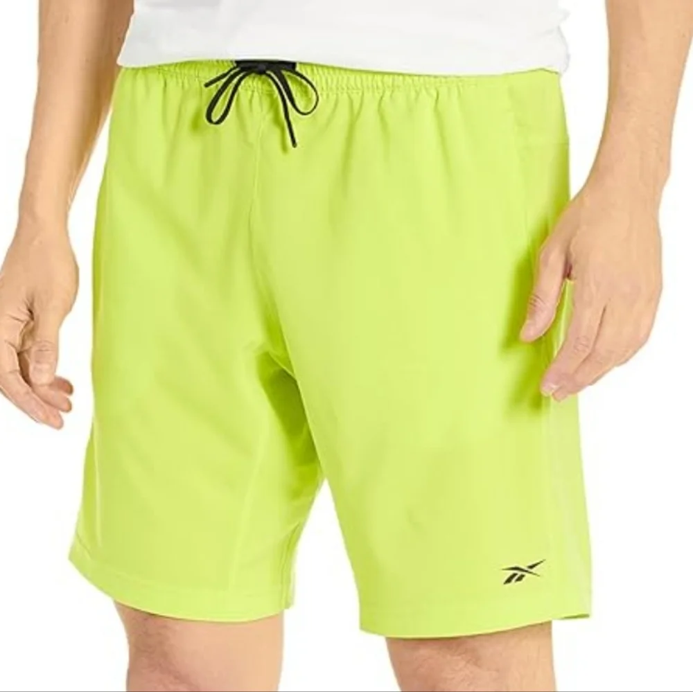 Reebok Men's Size Small Athletic Shorts Training Bright Yellow Green